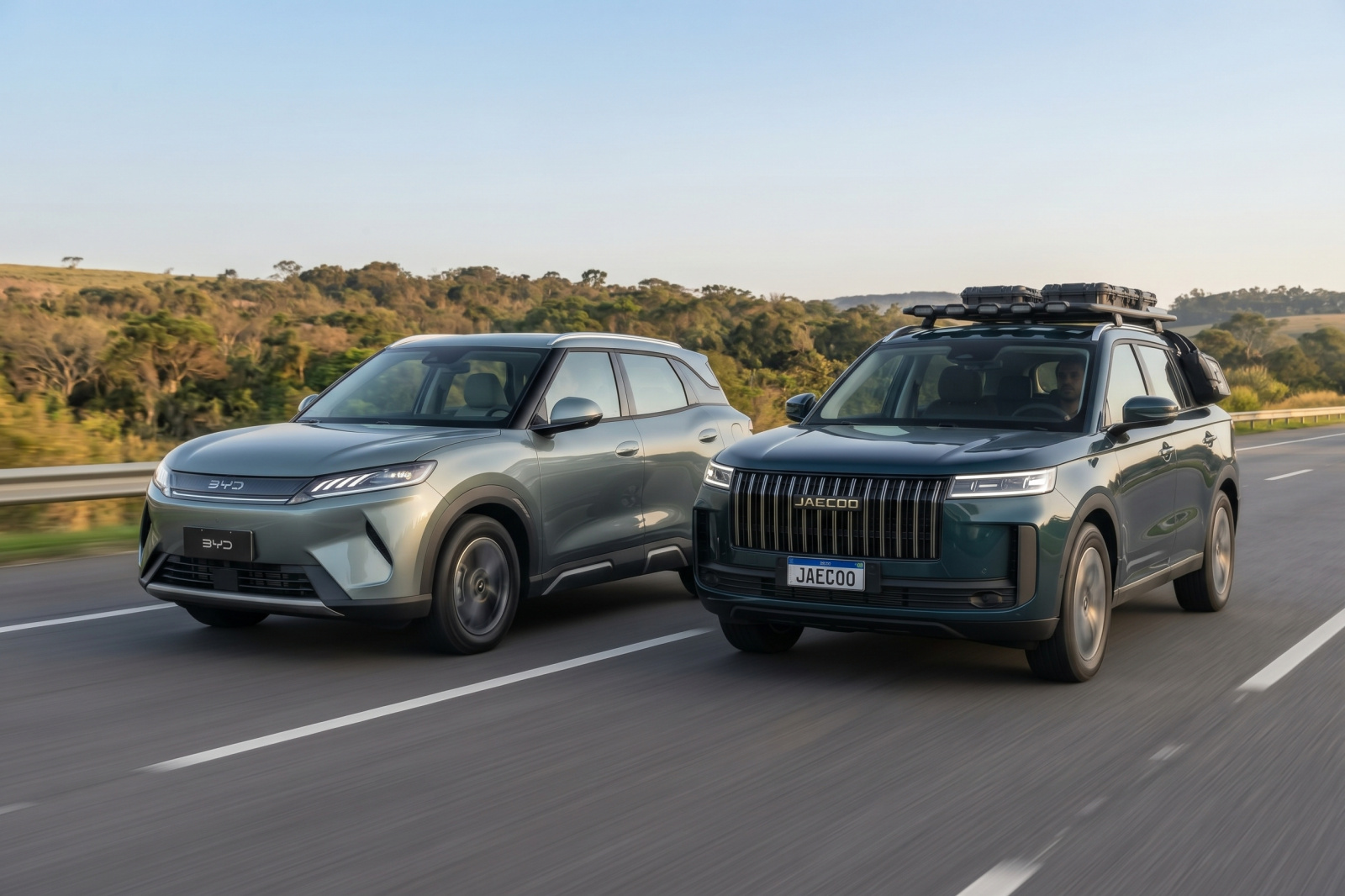 Compare BYD Atto 2 e Jaecoo 5: qual híbrido compensa R$160 mil?