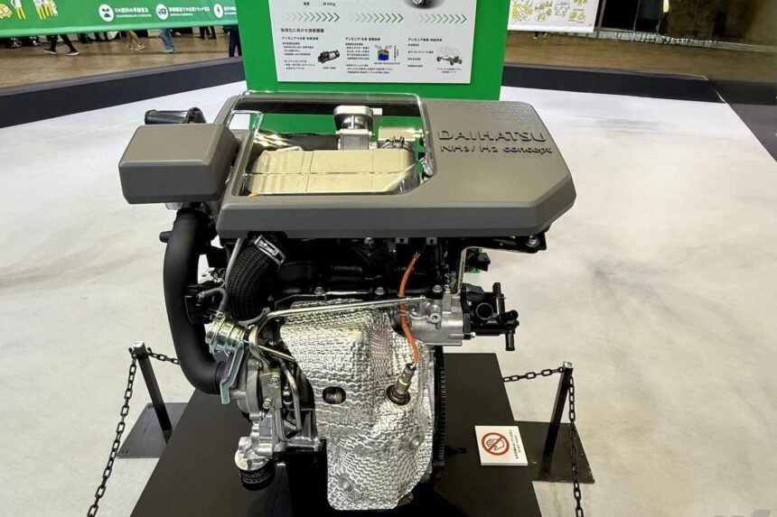 Daihatsu mostra motor a amônia com tanque 2,5x maior