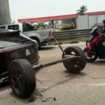 Eixo traseiro se solta de Chery Omoda 5 e cai em via na Malásia
