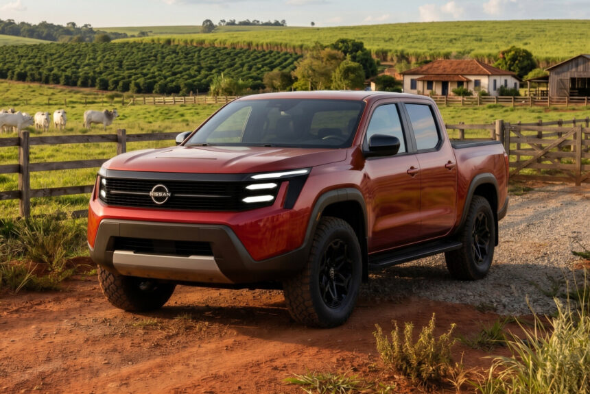 Nissan traz Frontier ao Brasil em 2027 com diesel do México e híbrida