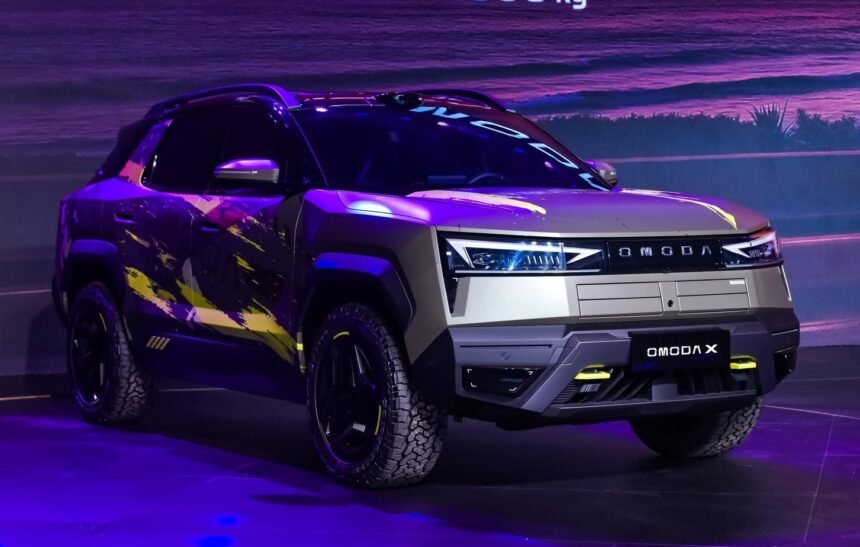 Omoda X estreia em 2028 com visual off-road e interior tipo Lamborghini