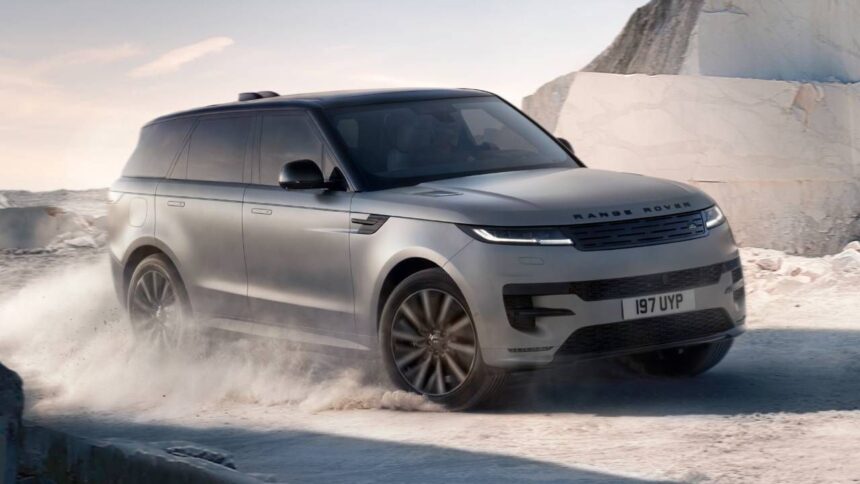 Range Rover Sport elétrico estreia com performance de V8 e recarga ultrarrápida
