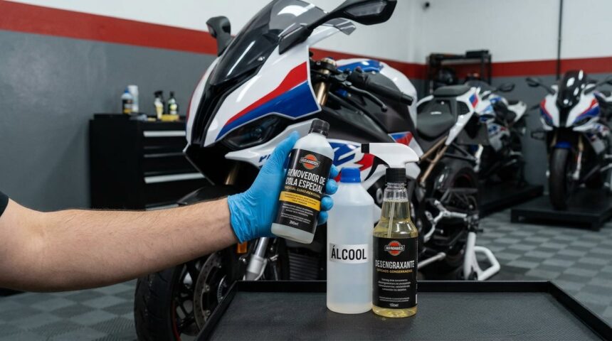 Remova adesivos de moto sem danificar a pintura