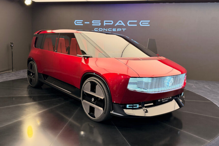 Renault revela E-Space Concept: minivan elétrica resgata o Espace de 1984