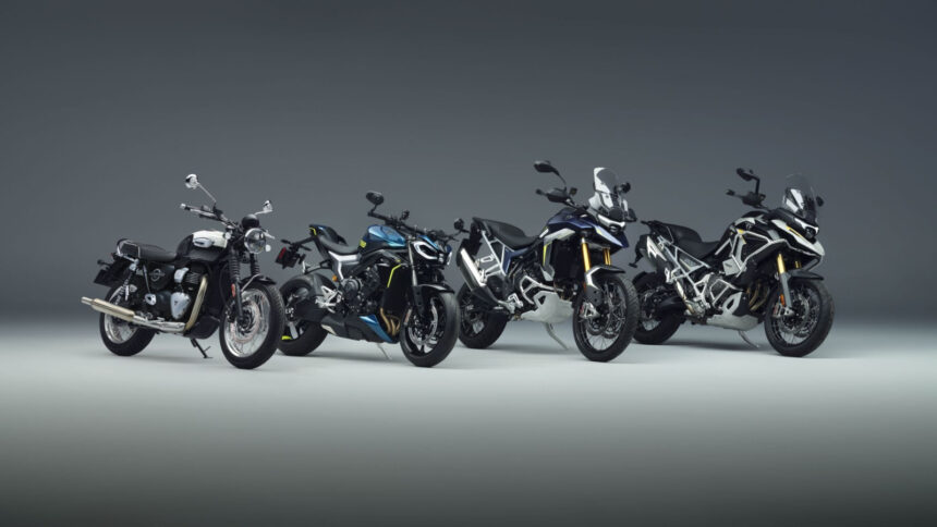 Triumph anuncia cronograma e estreia quatro modelos da linha 2027