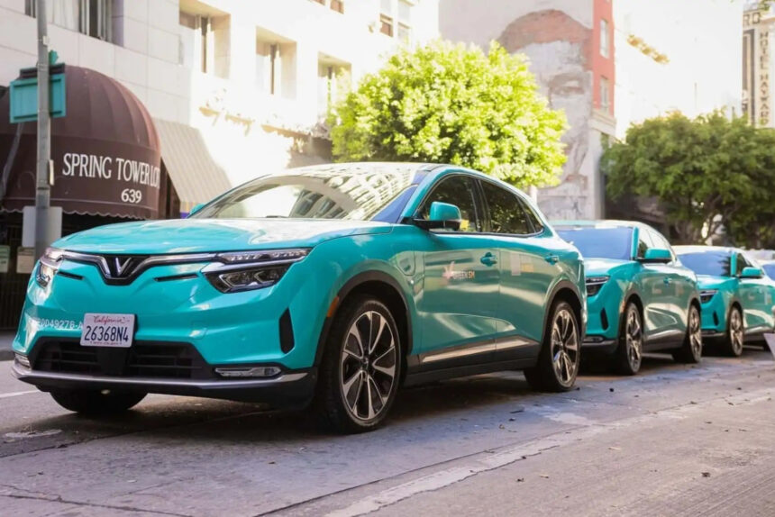 VinFast transforma 500 SUVs VF8 em táxis em Los Angeles